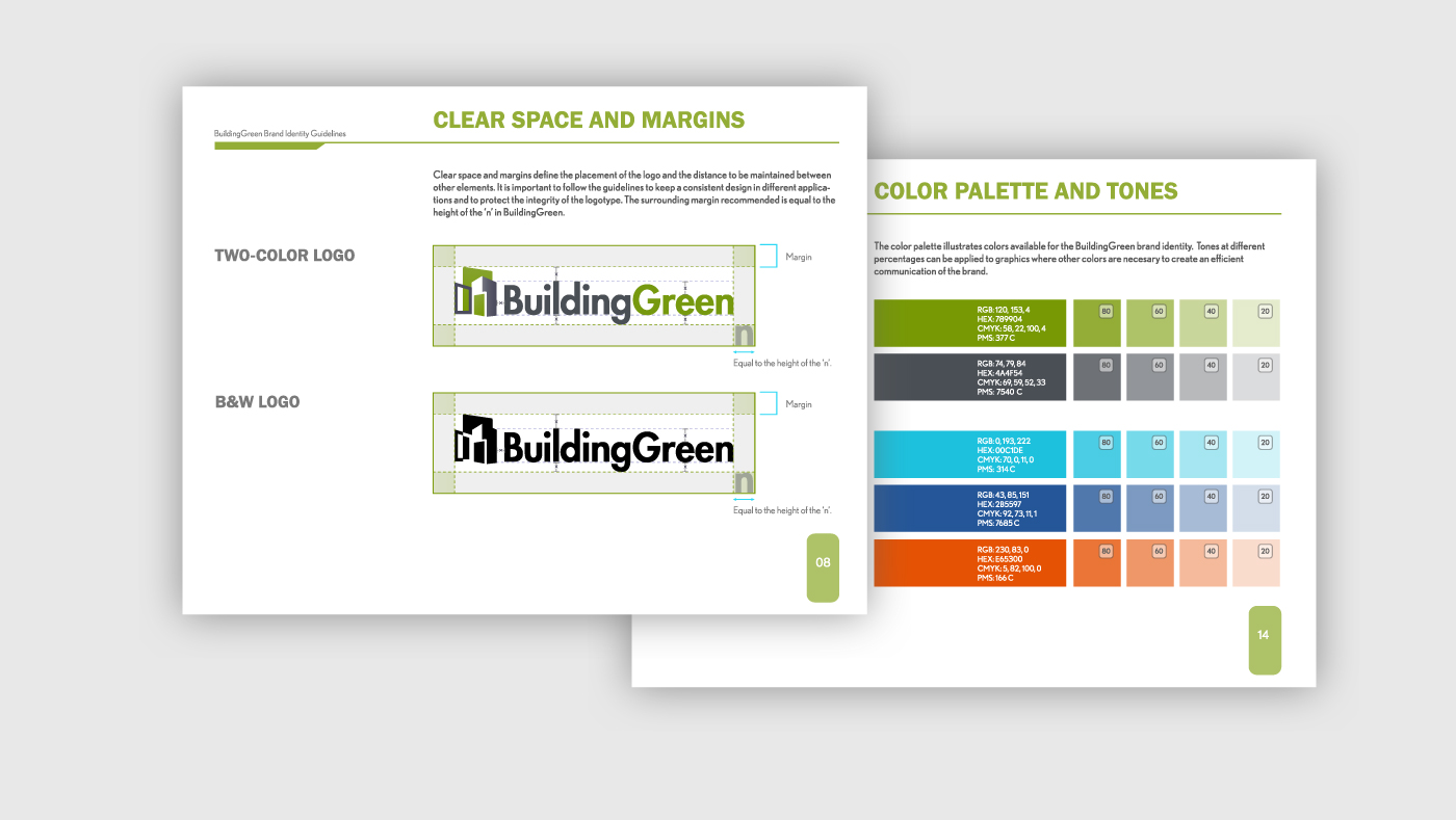 BuildingGreen Brand Identity