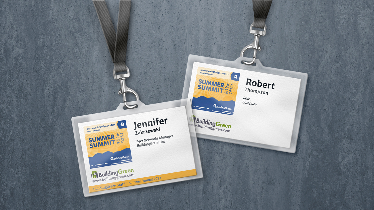 BuildingGreen Summer Summit Brand Identity