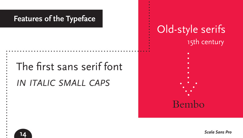 Scala Sans Pro Type Specimen